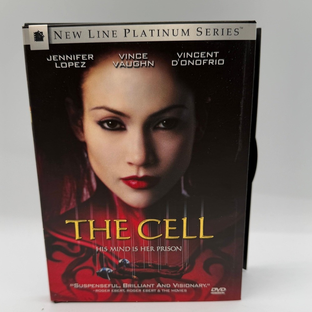 The Cell DVD Jennifer Lopez Vince Vaughn New Line Platinum Series 2000 Movie